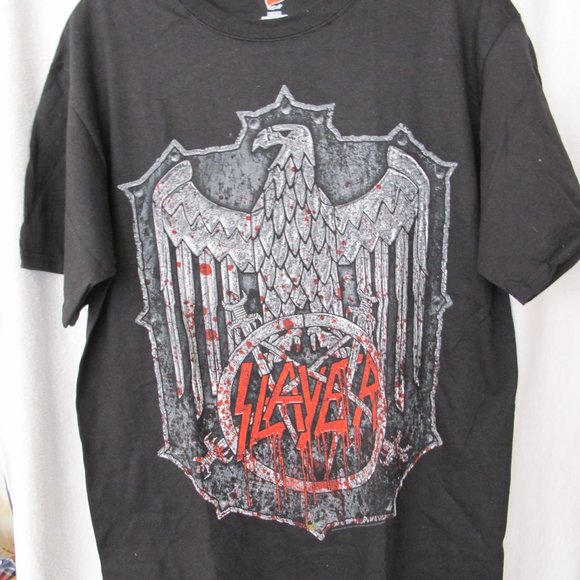 Slayer Eagle Logo Unisex T-Shirt - Medium - Picture 2 of 8